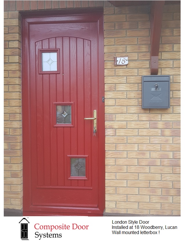 Red-Composite-Door-London-Style