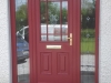 red front door