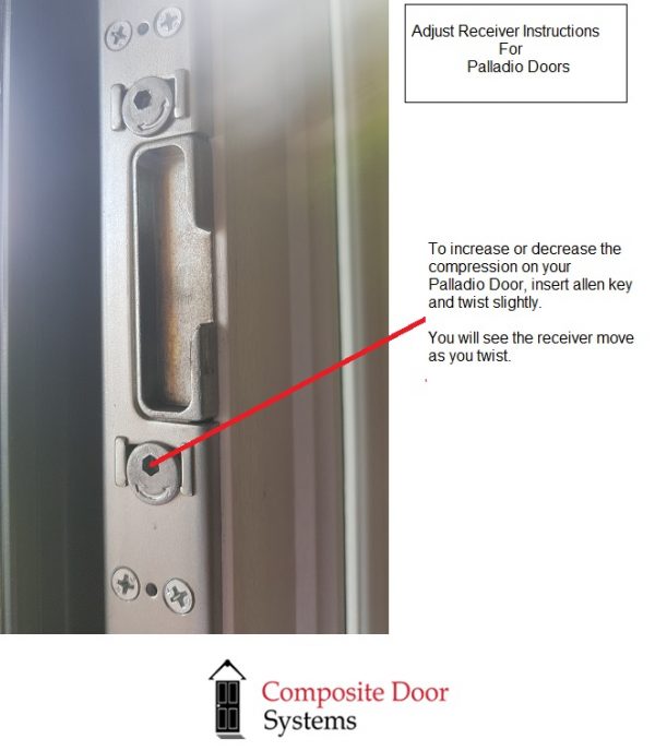 Adjusting Locks and Receivers on Doors Composite Door Systems